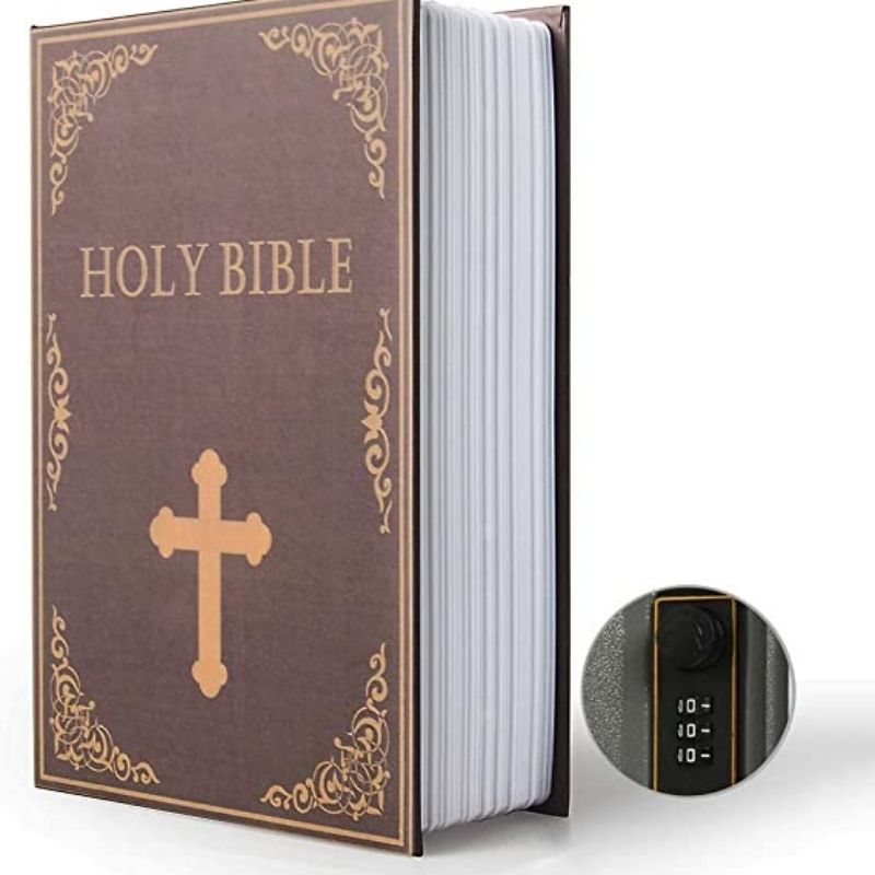 LUNE SECURITY™ | Mini coffre fort en forme de livre