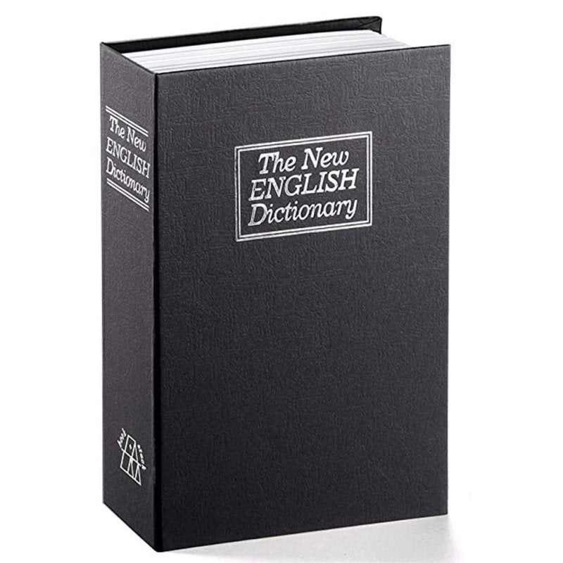 LUNE SECURITY™ | Mini coffre fort en forme de livre