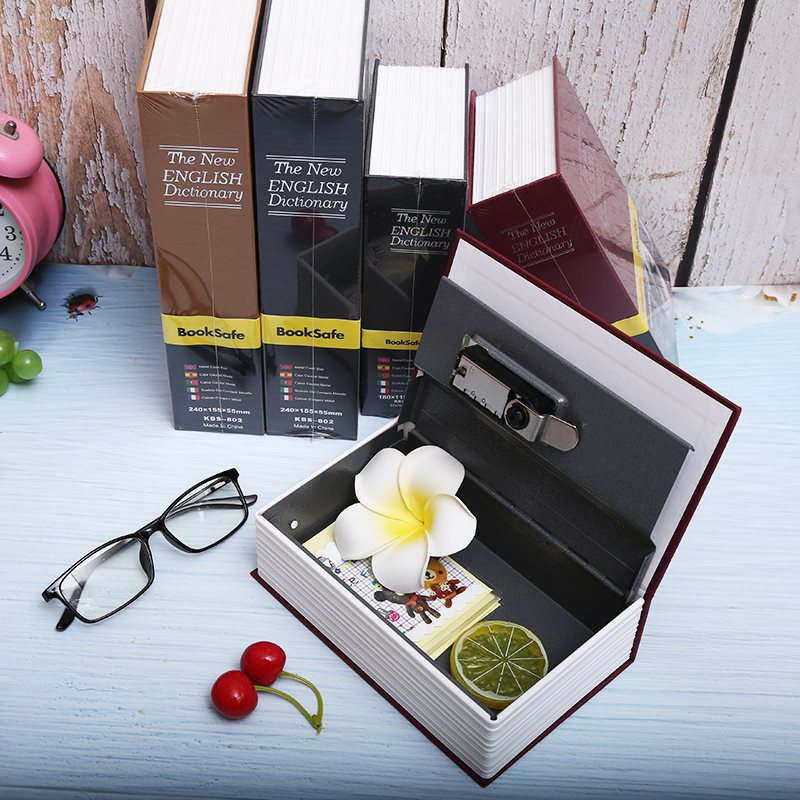 LUNE SECURITY™ | Mini coffre fort en forme de livre